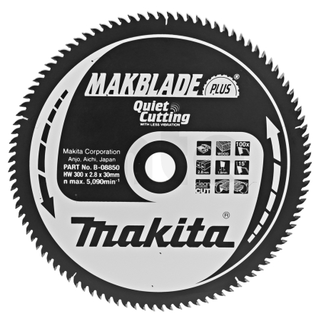 Makita - kotouč pilový dřevo MAKBLADEplus 300x2.8x30mm 100Z = new B-32661 B-08850