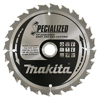 Makita - kotouč pilový dřevo SPECIALIZED se zapuštěnými zuby 165x2x20mm 24Z = old A-86038, new B-33093 B-09391