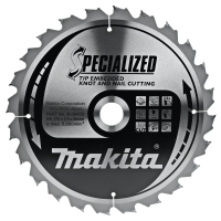 Makita - kotouč pilový dřevo SPECIALIZED se zapuštěnými zuby 270x2.6x30mm 24Z = new B-33146 B-09450