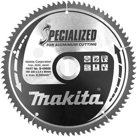 Makita - kotouč pilový hliník SPECIALIZED 180x2.4x30mm 60Z = new B-33255 B-09575