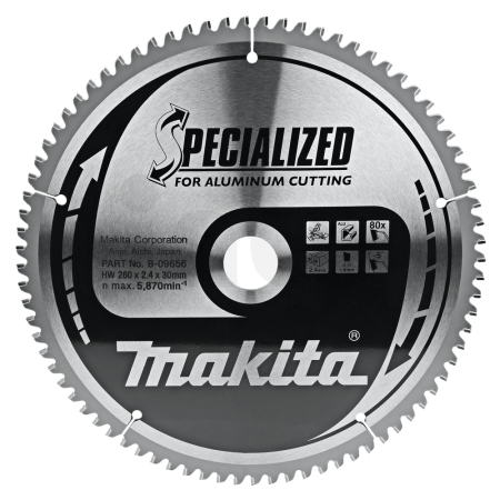 Makita - kotouč pilový hliník SPECIALIZED 260x2.4x30mm 80Z = old B-04151, new B-33320 B-09656