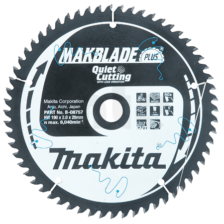 Makita - kotouč pilový dřevo MAKBLADEplus 350x3.5x30mm 56Z = new B-33510 B-09846