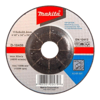 Makita - kotouč brusný ocel 115x6x22.23mm D-18459