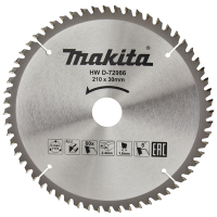 Makita - kotouč pilový hliník TCT 210x2.4x30mm 60Z D-72986