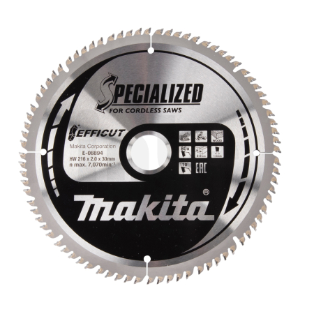 Makita pilový kotouč Efficut 216x30 80T =new E-08919 E-08894