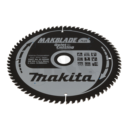 Makita - kotouč pilový dřevo MAKBLADEplus 255x2.4x30mm 72Z = old B-08763 B-32596