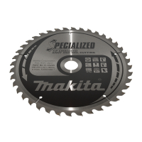 Makita - kotouč pilový dřevo SPECIALIZED se zapuštěnými zuby 270x2.6x30mm 40Z = old B-09525 B-33205