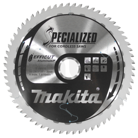 Makita - kotouč pilový hliník Efficut 216x1.85x30mm 63Z E-16916