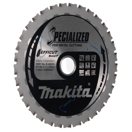 Makita - kotouč pilový ocel Efficut 150x1.1x20mm 33Z =old B-69288 B-69325