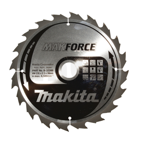 Makita - kotouč pilový dřevo MAKFORCE 235x2.3x30mm 20Z = old B-08399 B-32269