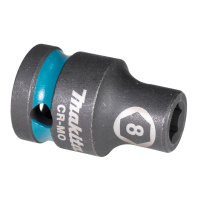 Makita - klíč nástrčný 1/2", čtyřhran, IMPACT BLACK, 8mm E-16047