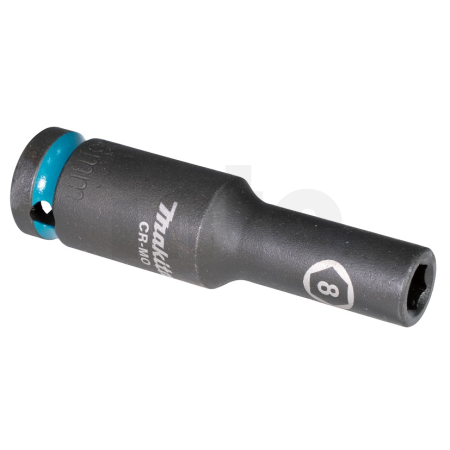 Makita - klíč nástrčný prodloužený 1/2", čtyřhran, IMPACT BLACK, 8mm E-16405
