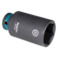 Makita - klíč nástrčný prodloužený 1/2", čtyřhran, IMPACT BLACK, 32mm E-16558