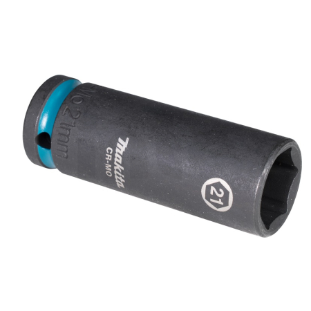 Makita - klíč nástrčný prodloužený 1/2", čtyřhran, IMPACT BLACK, 21mm E-16508