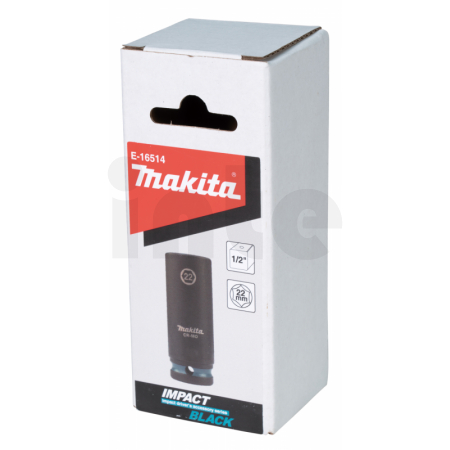 Makita - klíč nástrčný prodloužený 1/2", čtyřhran, IMPACT BLACK, 22mm E-16514
