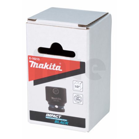 Makita - klíč nástrčný 1/2", čtyřhran, IMPACT BLACK, 27mm E-16215