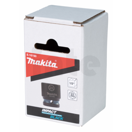 Makita - klíč nástrčný 1/2", čtyřhran, IMPACT BLACK, 23mm E-16190