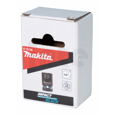 Makita - klíč nástrčný 1/2", čtyřhran, IMPACT BLACK, 16mm E-16128