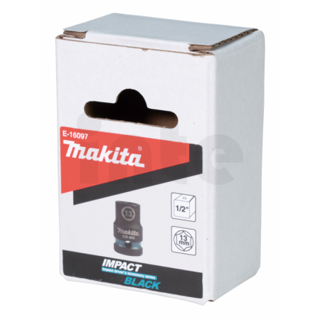 Makita - klíč nástrčný 1/2", čtyřhran, IMPACT BLACK, 13mm E-16097