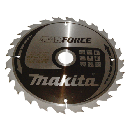 Makita - kotouč pilový dřevo MAKFORCE 235x2.3x30mm 24Z = old B-08408 B-32275