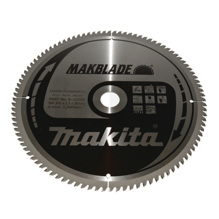 Makita - kotouč pilový dřevo MAKBLADE 305x2.3x30mm 100Z = old B-09123 B-32889
