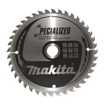 Makita - kotouč pilový dřevo SPECIALIZED se zapuštěnými zuby 165x2x20mm 40Z = old B-09472 B-33168