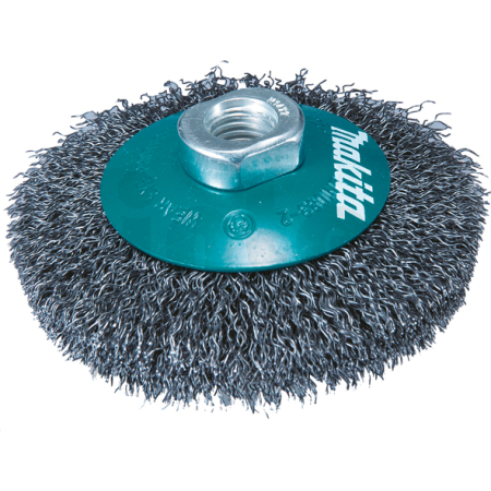 Makita - kartáč miskovitý 115mm, drát nerezový vlnitý 0,3mm D-77562