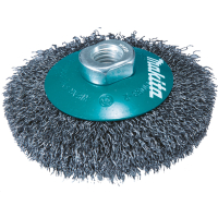 Makita - kartáč miskovitý 115mm, drát nerezový vlnitý 0,3mm D-77562