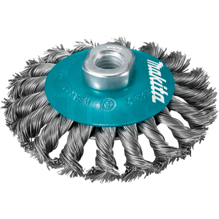 Makita - kartáč miskovitý 115mm, drát nerezový splétaný 0,5mm D-77584