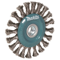 Makita - kartáč kotoučový 115mm, drát nerezový splétaný 0,5mm D-77534
