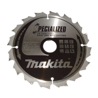 Makita - kotouč pilový dřevo SPECIALIZED se zapuštěnými zuby 190x2x30mm 16Z = old B-09357 B-33059