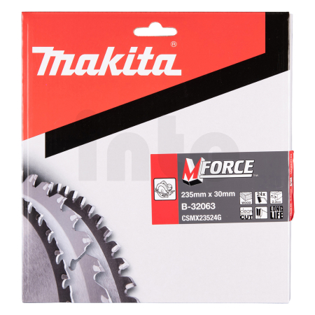 Makita - kotouč pilový dřevo MFORCE 235x2.3x30mm 24Z = old B-08090 B-32063