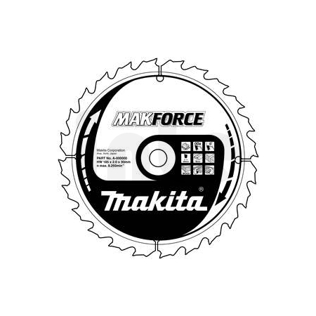 Makita - kotouč pilový dřevo MAKFORCE 180x2.4x30mm 24Z = new B-32231 B-08333