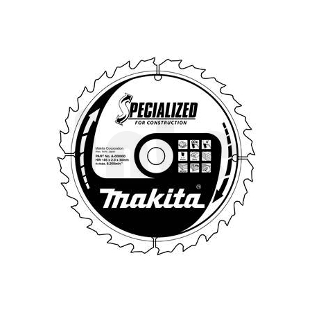 Makita - kotouč pilový dřevo SPECIALIZED konstrukce 235x2.8x30mm 16Z = new B-33560 B-13699