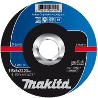 Makita - kotouč brusný ocel 115x6x22.23mm D-18459