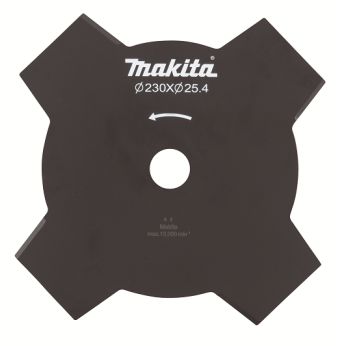 Makita - nůž žací 4 zubý 230x25,4x2mm=old729025-2 195150-5