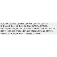 Makita - kryt akumulátoru ochranný pro BL1430B/BL1440/BL1450/BL1460B/BL1830B/BL1840B/BL1850B/BL1860B 194649-7