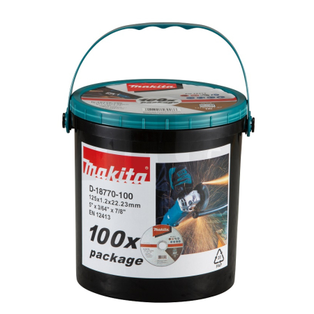 Makita - kotouč řezný nerez 125x1.2x22.23mm, 100 ks D-18770-100