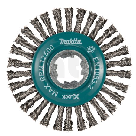 Makita - kotoučový kartáč z ocelového drátu-vlnitý drát průměr 0,5mm X-LOCK 115mm D-73411