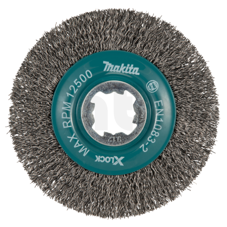 Makita - kotoučový kartáč z ocelového drátu-vlnitý drát průměr 0,3mm X-LOCK 115mm D-73427