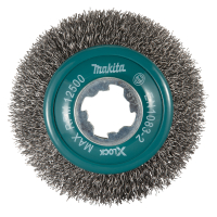 Makita - kotoučový kartáč z ocelového drátu-vlnitý drát  průměr 0,3mm X-LOCK 100mm D-73449