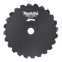 Makita - nůž 24 zubů 225x25,4mm pro UR012G 199872-9