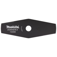 Makita - nůž žací 2 zubý 255x25,4x2mm pro DUR369 198345-9