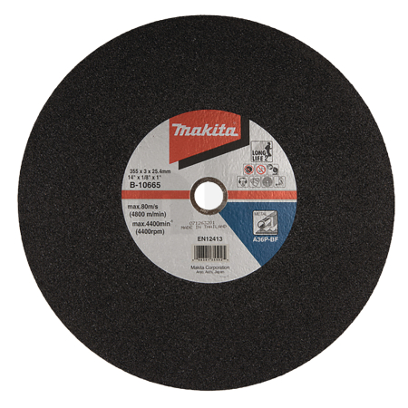 Makita - kotouč řezný ocel 355x3x25.4, 5ks B-10665-5