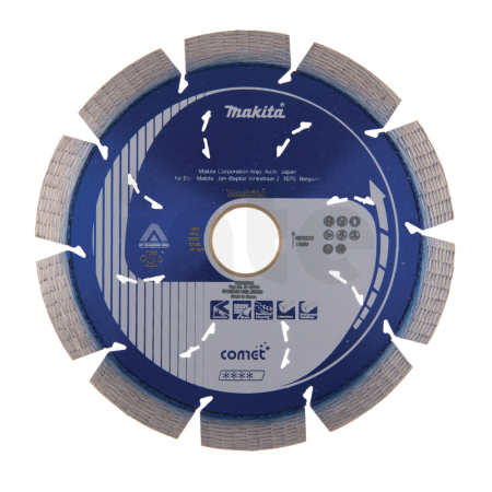 Makita - kotouč řezný diamantový Comet Rapid 125x22.23mm B-12778