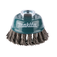 Makita - miskovitý kartáč z ocelového drátu,splétaný drát 0,5mm,75mm D-24131
