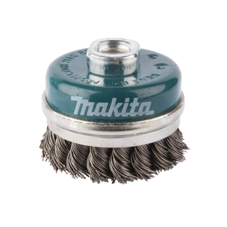 Makita - miskovitý kartáč z ocelového drátu,splétaný drát 0,5mm,60mm D-24153