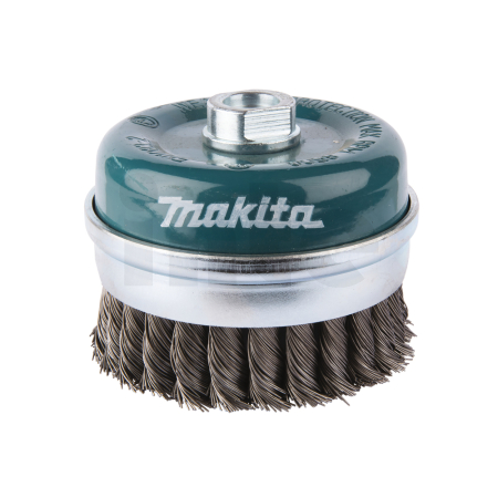 Makita - miskovitý kartáč z ocelového drátu,vlnitý drát 0,5mm,100mm D-29290