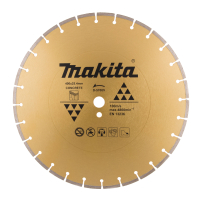 Makita - kotouč řezný diamantový beton 400x7.5x25.4mm D-57009