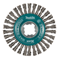 Makita - kotoučový kartáč z ocelového drátu-vlnitý drát průměr 0,5mm X-LOCK 115mm D-73411